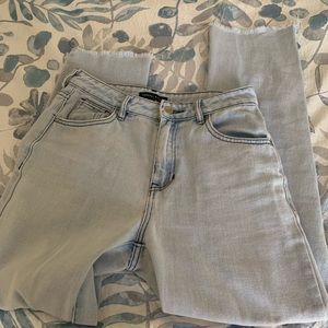 Pacsun Kendall and Kylie Lightwash Mom Jeans
